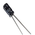 10uf 50v Aluminium Electrolytic Capcitor (Pack of 5)