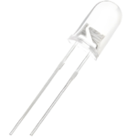 IR Emitter Transmitter Led Diode Lights Clear  Infrared Dc (1.2v 30ma 100mw) For Diy Projects(5mm 940nm) (Pack of 10Pcs)