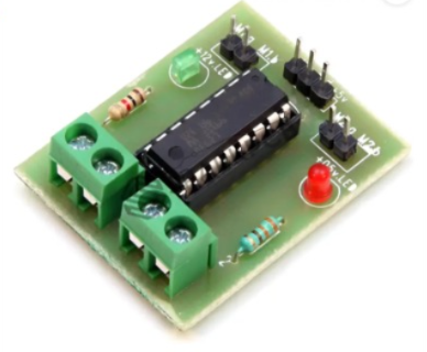 L293D Motor Driver IC Module – Dual H-Bridge Driver Board for Robotics & DIY Electronic Projects