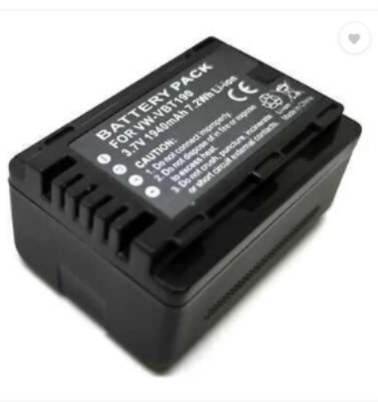 randd Panasonic VW-VBT190E-K 3.6V 1940mAh Li-ion Rechargeable Battery for Panasonic HC-V Series Camcorders