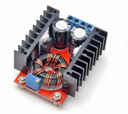 R&D 150W DC-DC Boost Converter 10-32V to 12-35V Adjustable Step-Up Voltage Regulator Module for Electronic Projects & Hobby Kits